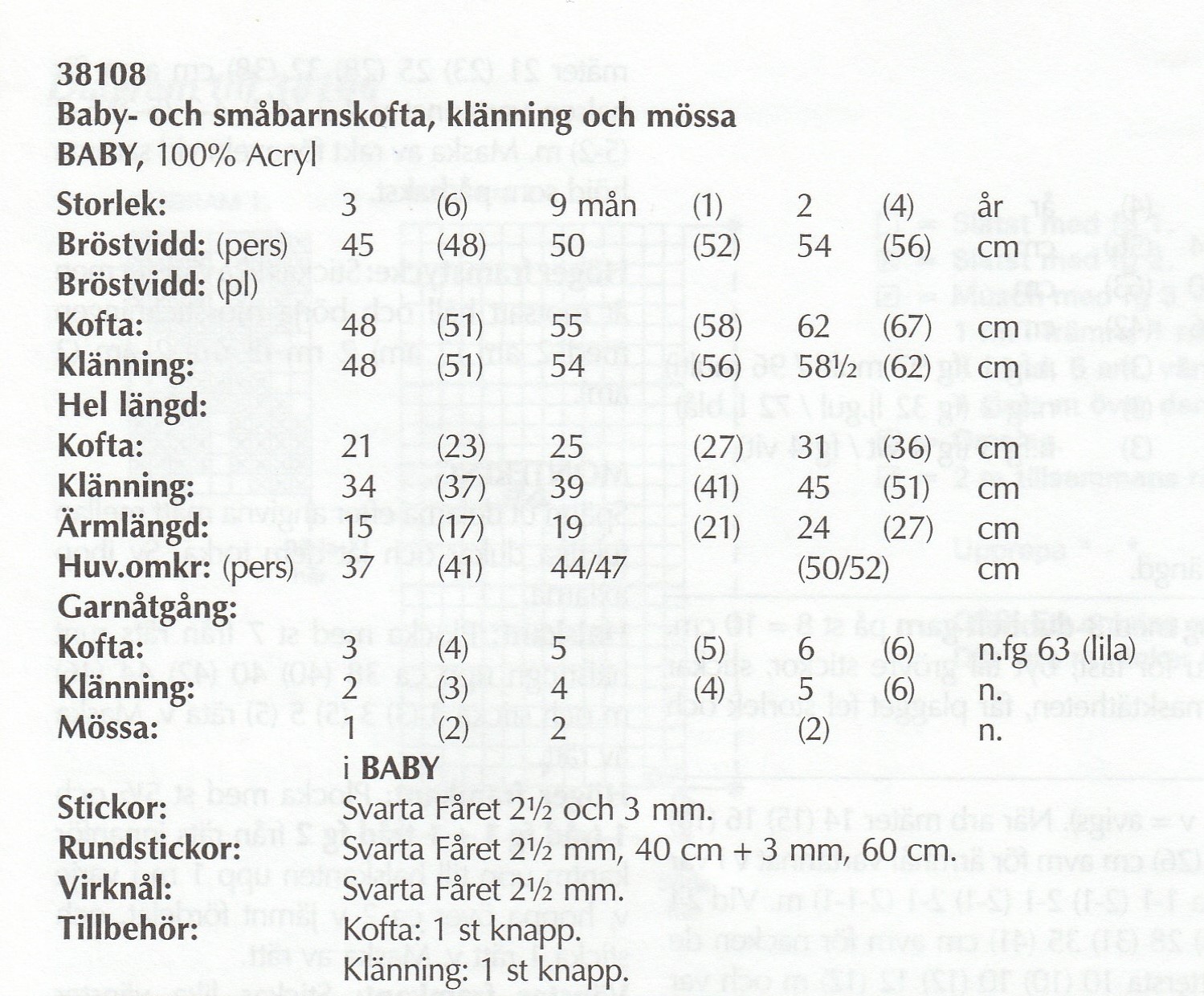 Mönsterbok i Baby - 16