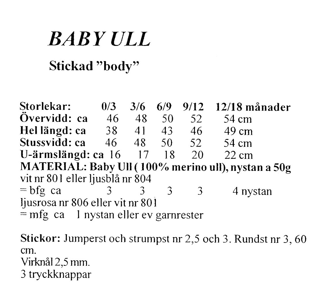 Mönsterbok till baby från Gjestal - 8