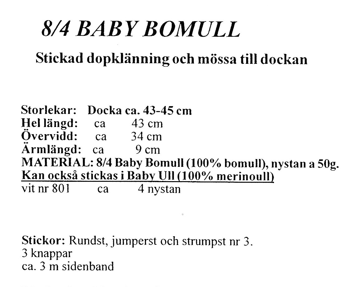 Mönsterbok till baby från Gjestal - 12