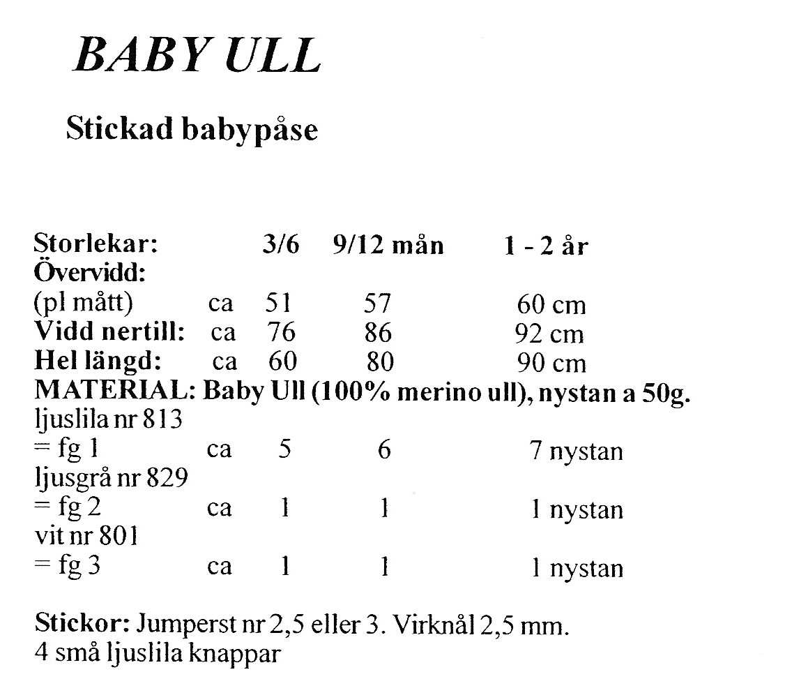 Mönsterbok till baby från Gjestal - 21