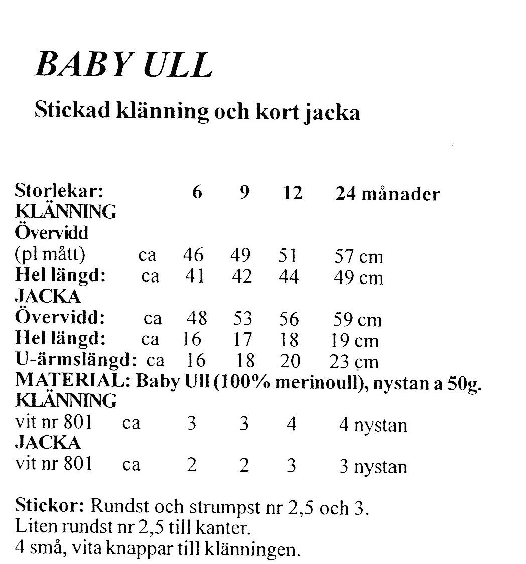 Mönsterbok till baby från Gjestal - 10