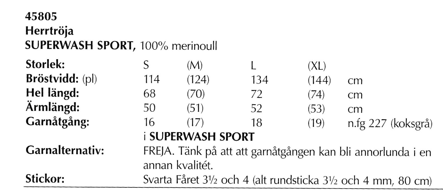 Mönsterbok i Superwash Sport. - 10