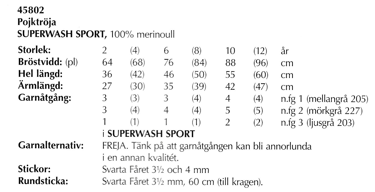 Mönsterbok i Superwash Sport. - 4