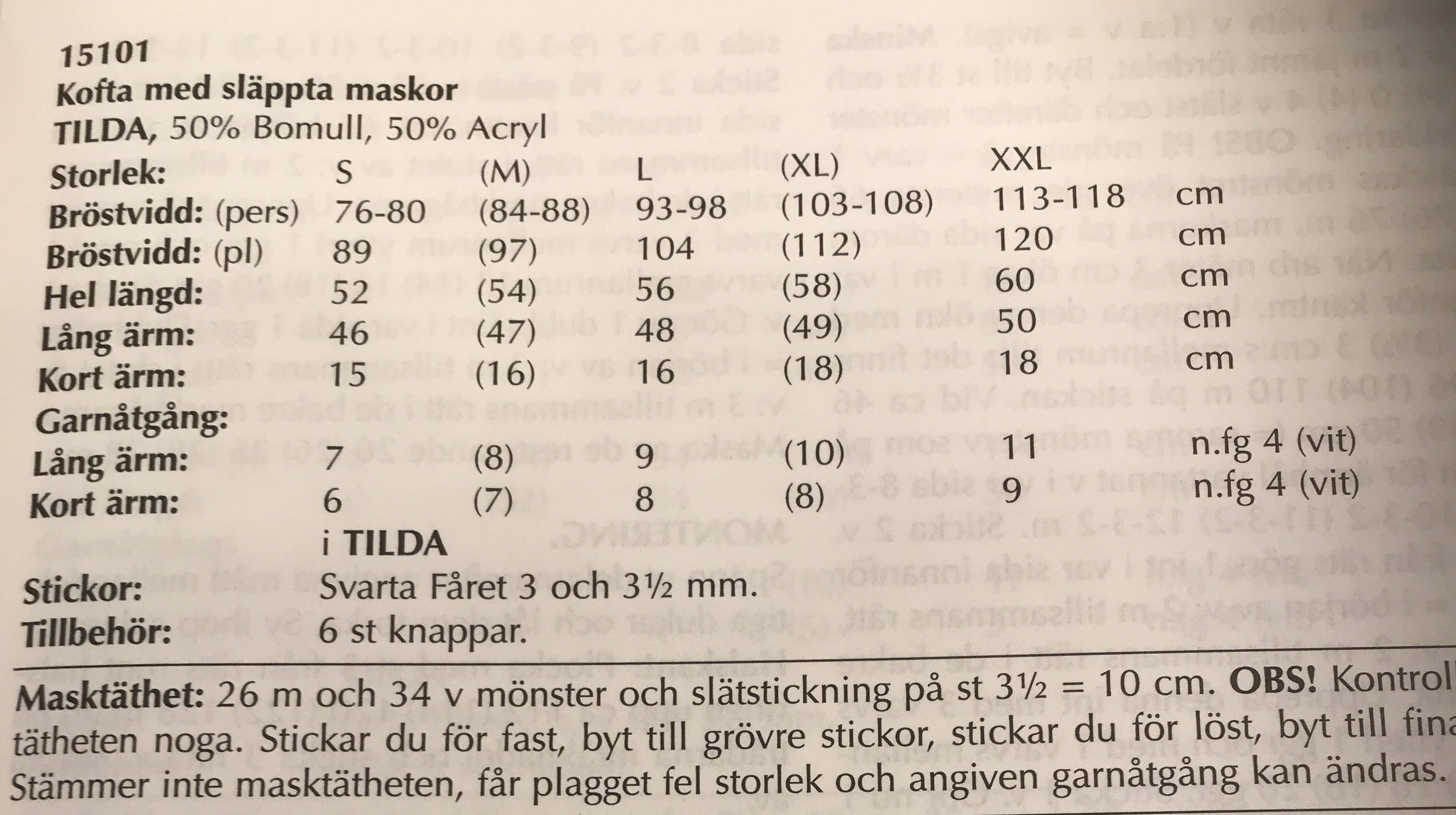 Mönsterbok i Tilda från Svarta Fåret - 2