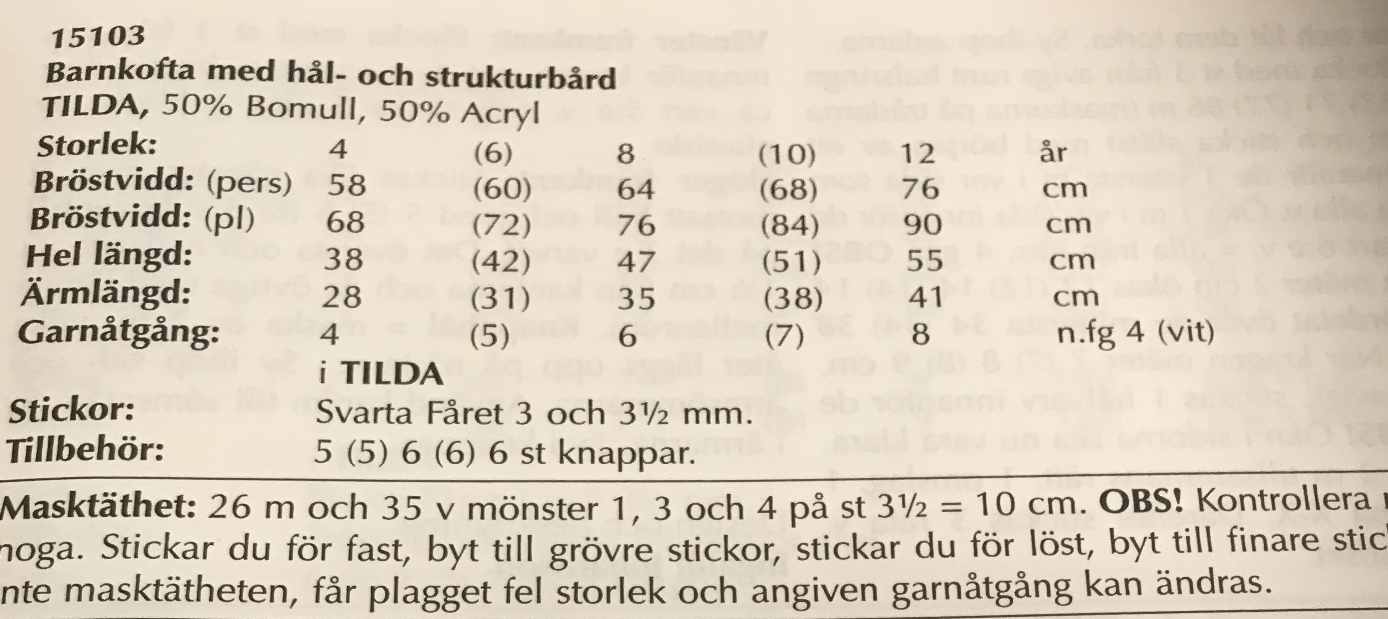 Mönsterbok i Tilda från Svarta Fåret - 6