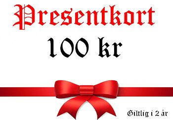 Presentkort 100 kr.