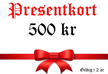 Presentkort 500 kr
