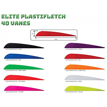  EP-40 Elite  Plastifletch Vanes