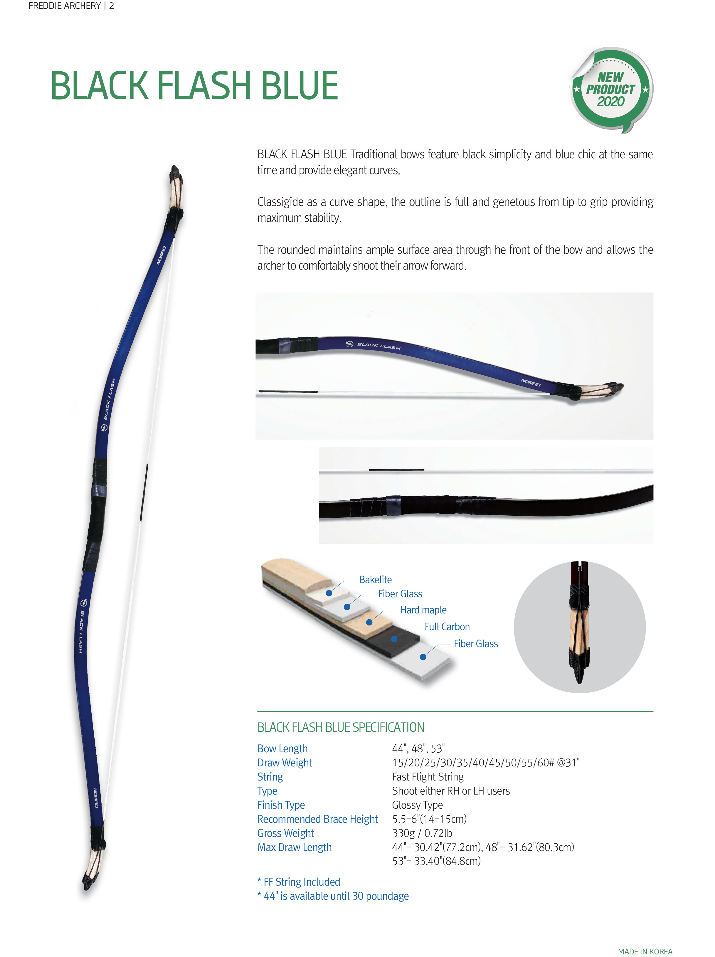 Freddie Archery  Black Flash Blue - 4