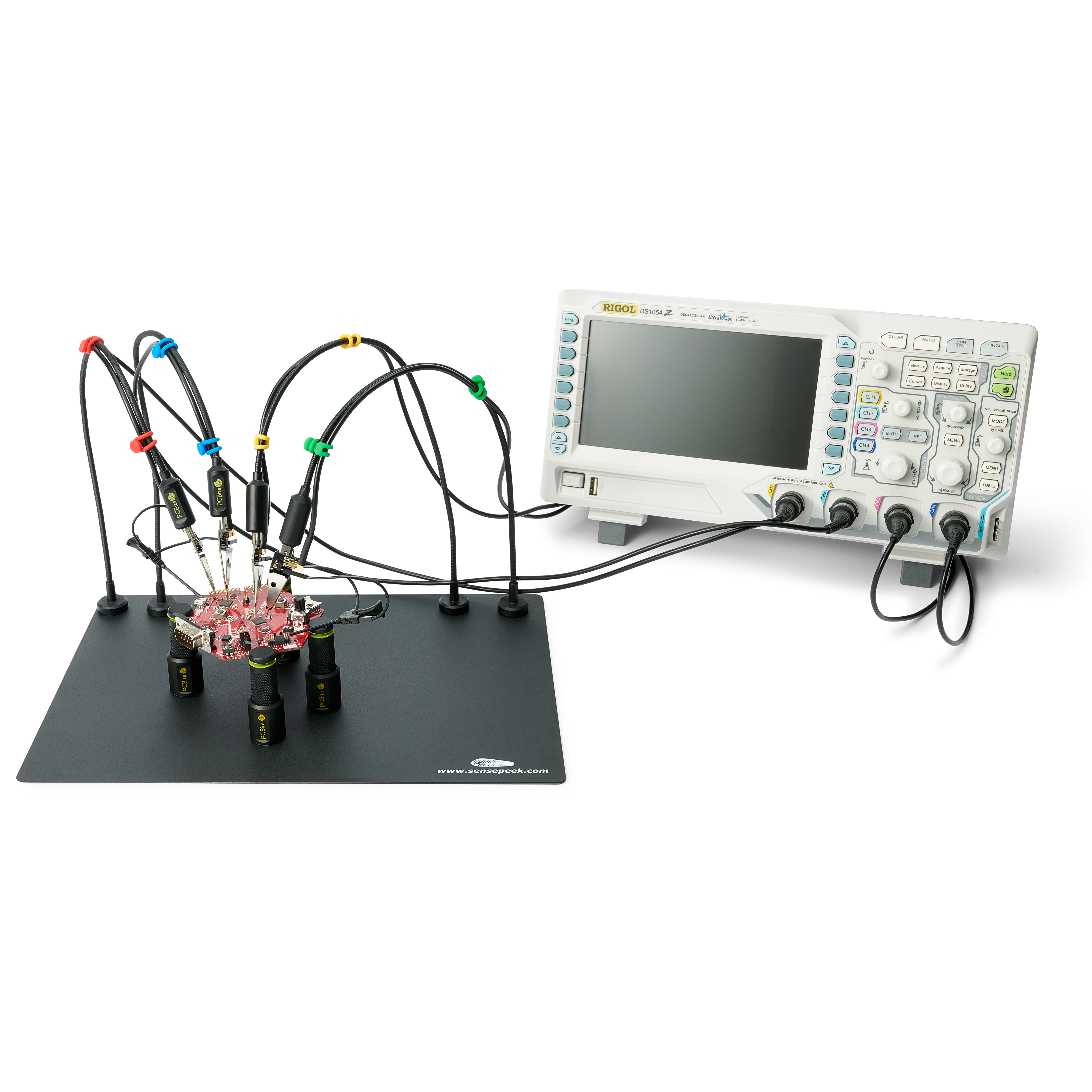 PCBite kit with 2x SP100 100MHz and 4x SP10 handsfree probes - 3