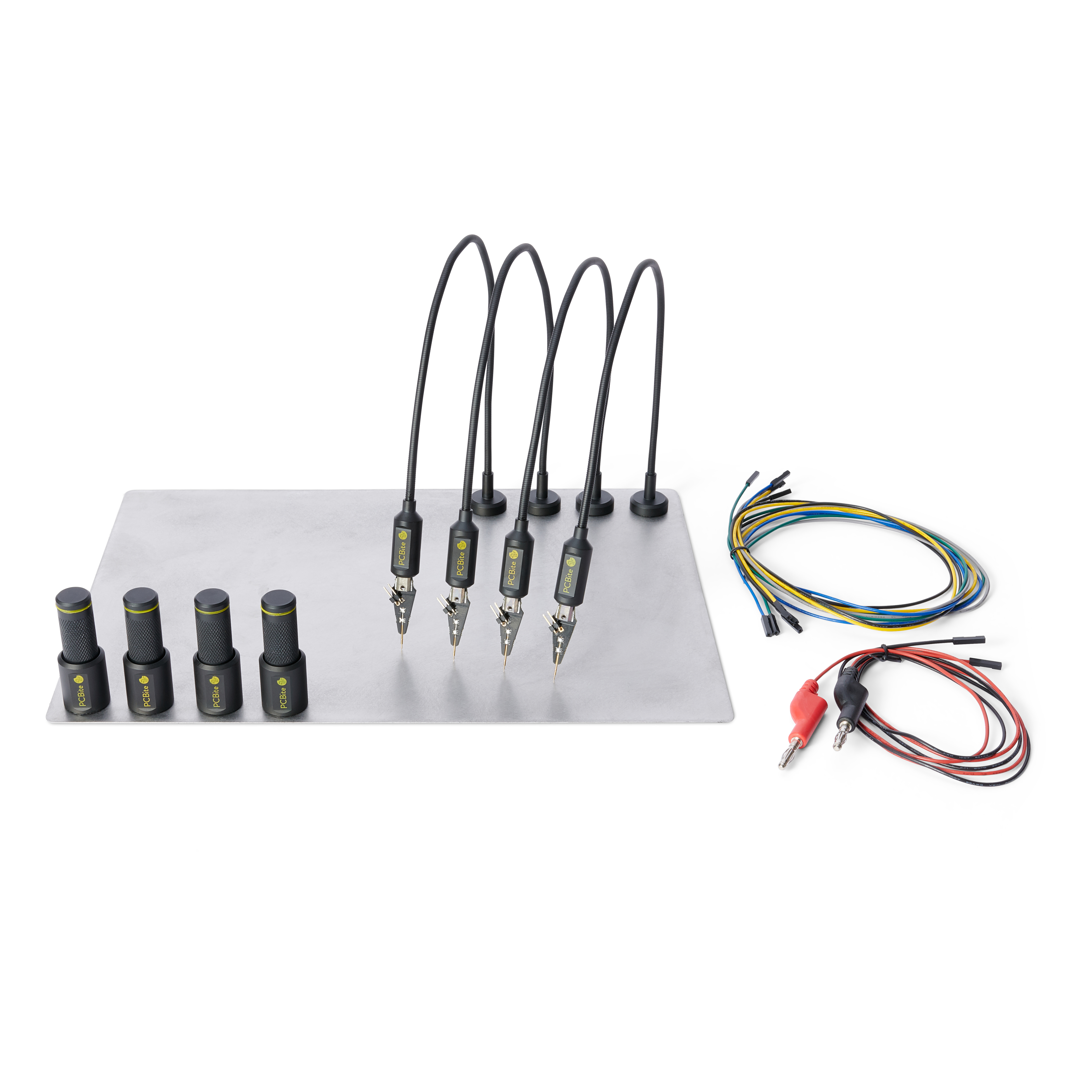 PCBite kit with 4x SP10 probes and test wires - 2