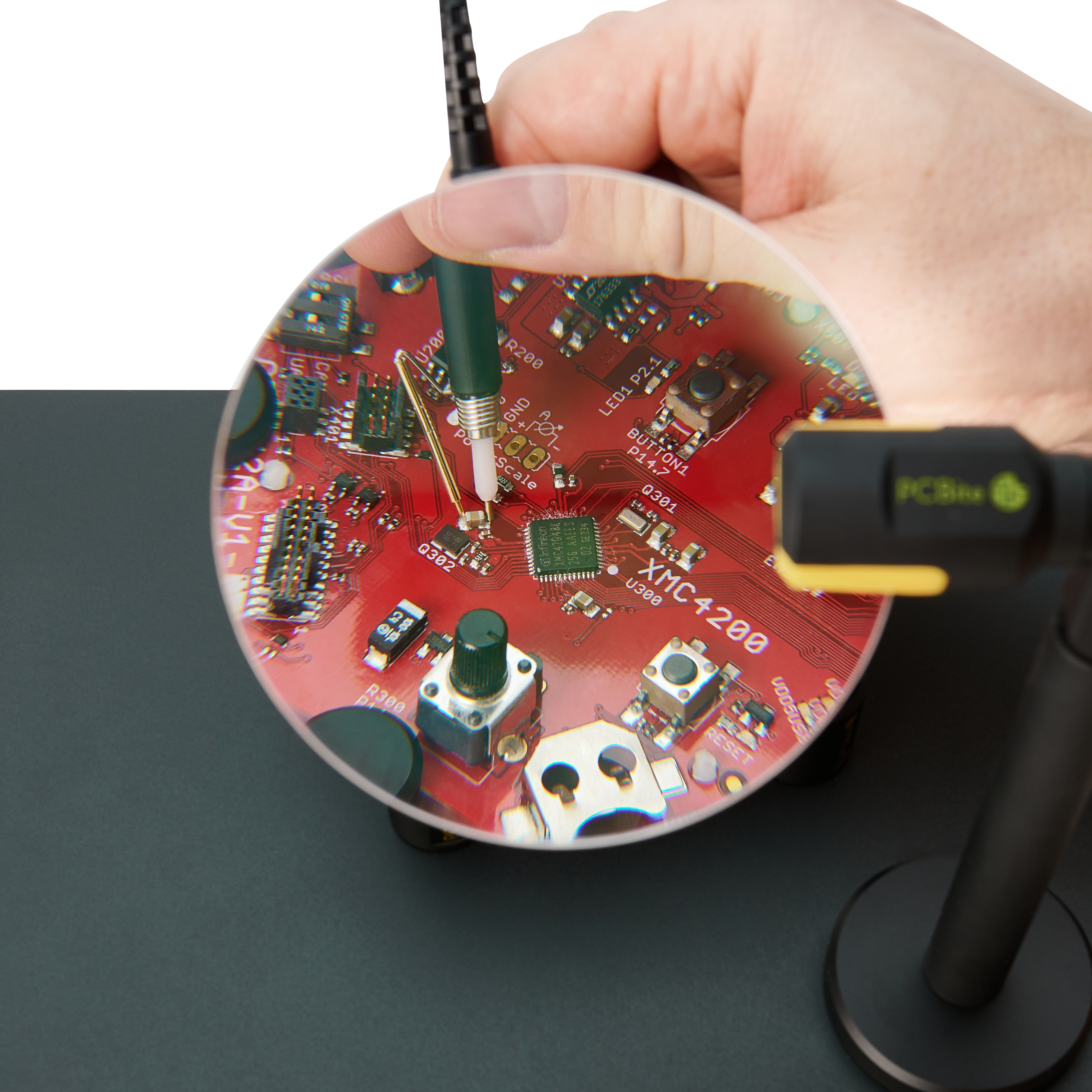 PCBite kit with 2x SQ500 500 MHz handsfree oscilloscope PCBite kit with 2x SQ500 500 MHz handsfree oscilloscope