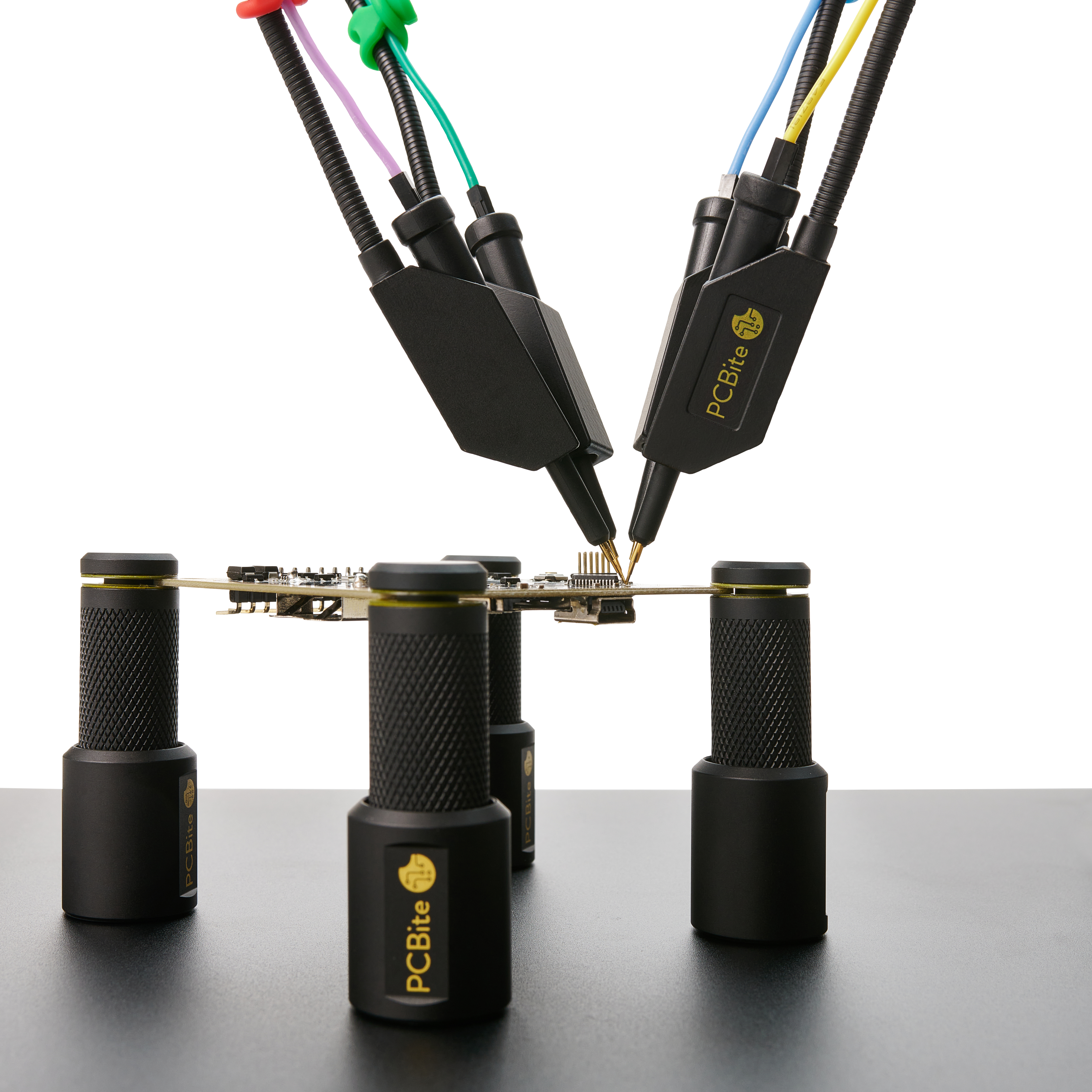 4x SQ10 probes with test wires - 4