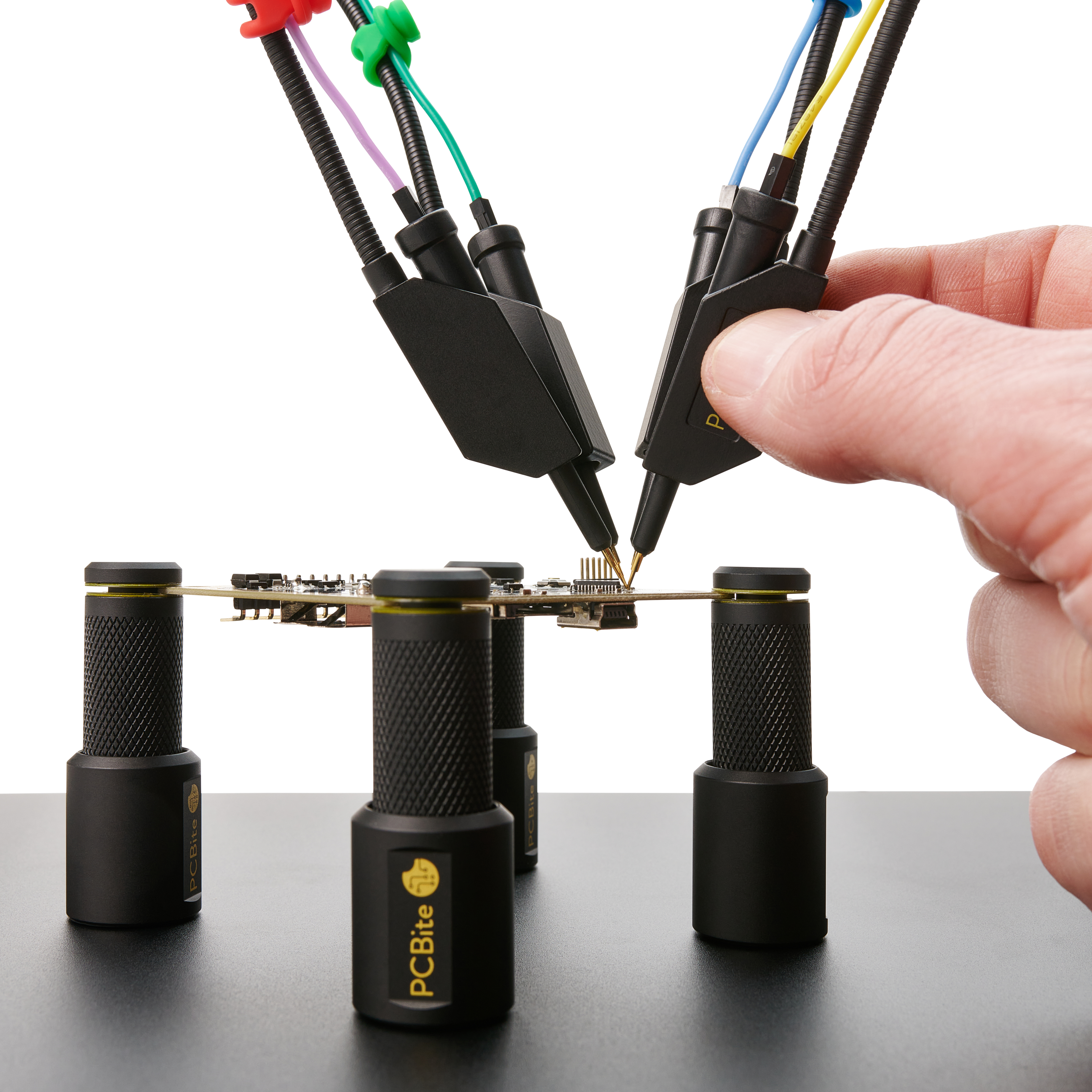 4x SQ10 probes with test wires - Sensepeek