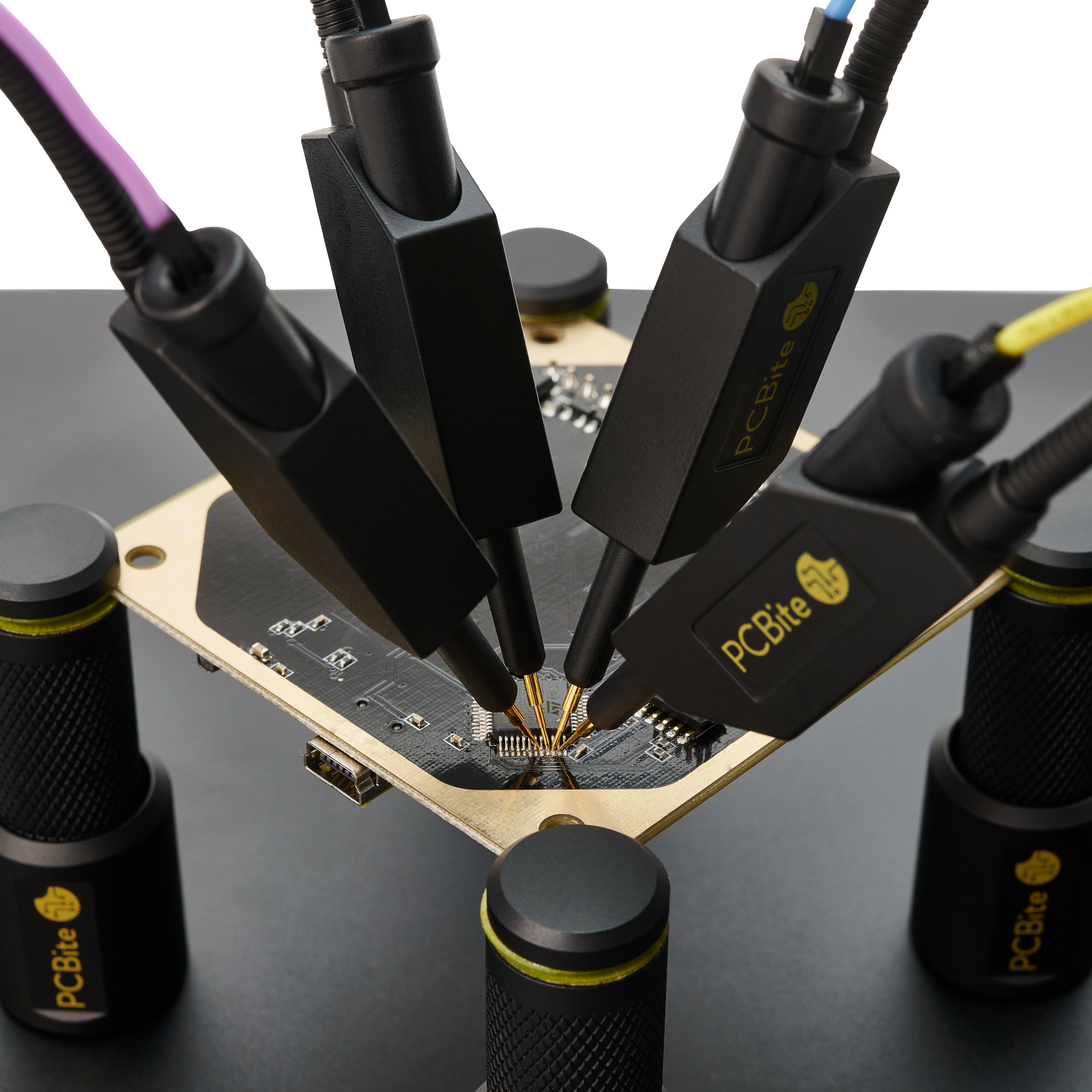 4x SQ10 probes with test wires - Sensepeek