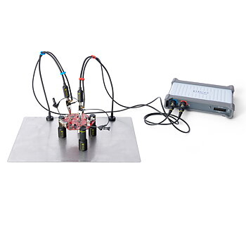 PCBite kit with 2x SP100 100 Mhz handsfree oscilloscope probes