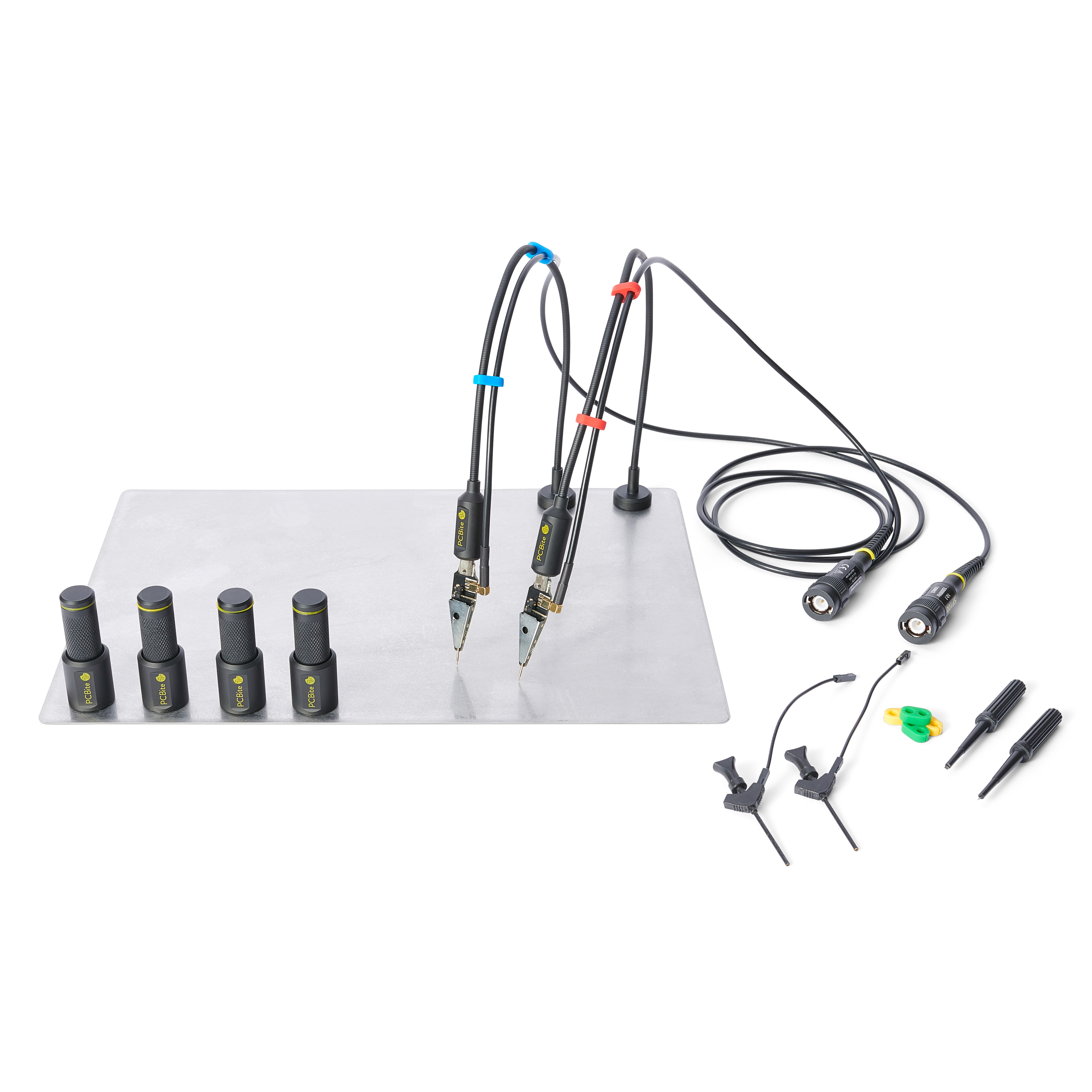 PCBite kit with 2x SP200 200 Mhz handsfree oscilloscope probes - 2