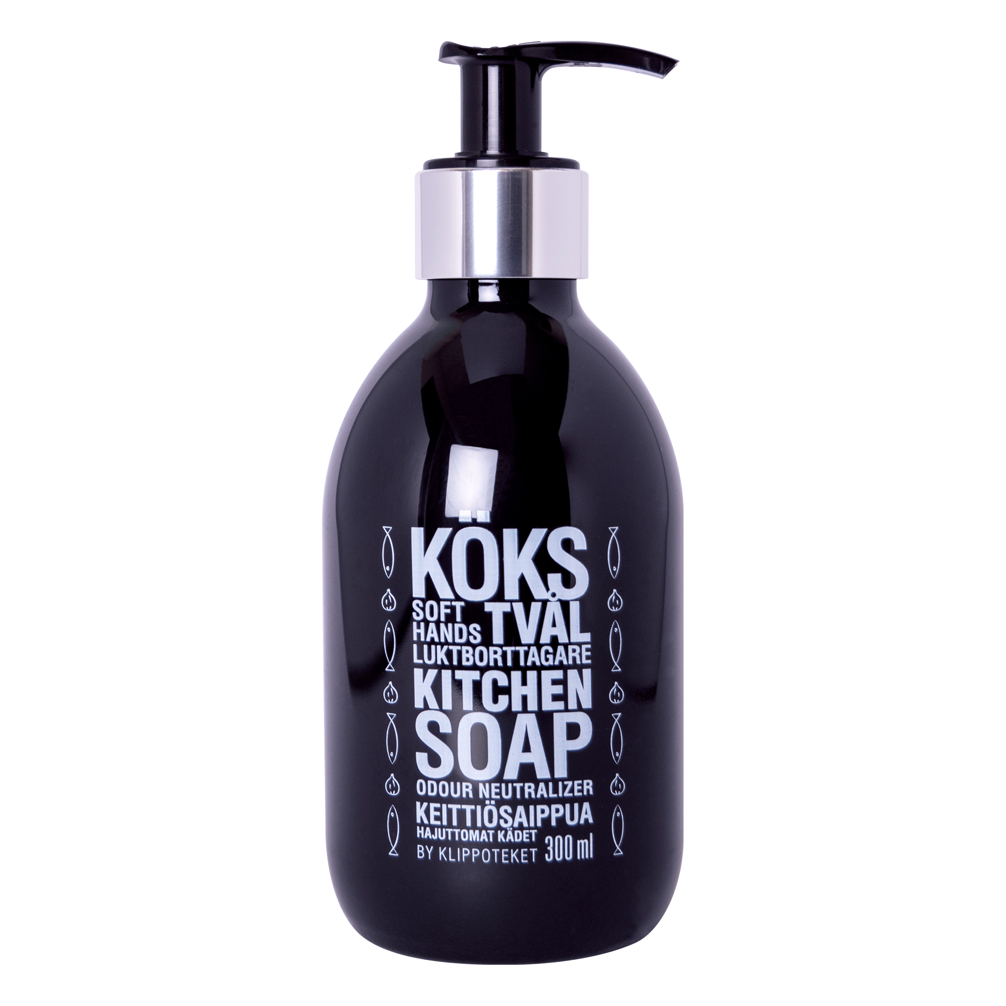 Kökstvål Soft hands svart 300 ml 