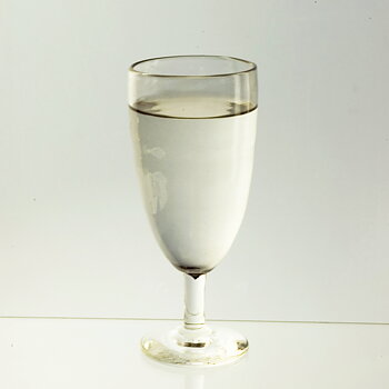Champagne-/vinglas grå