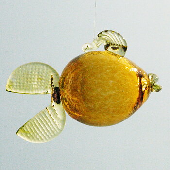 Fish for hanging. Orange.
