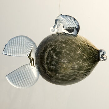 Fish for hanging. Grey.