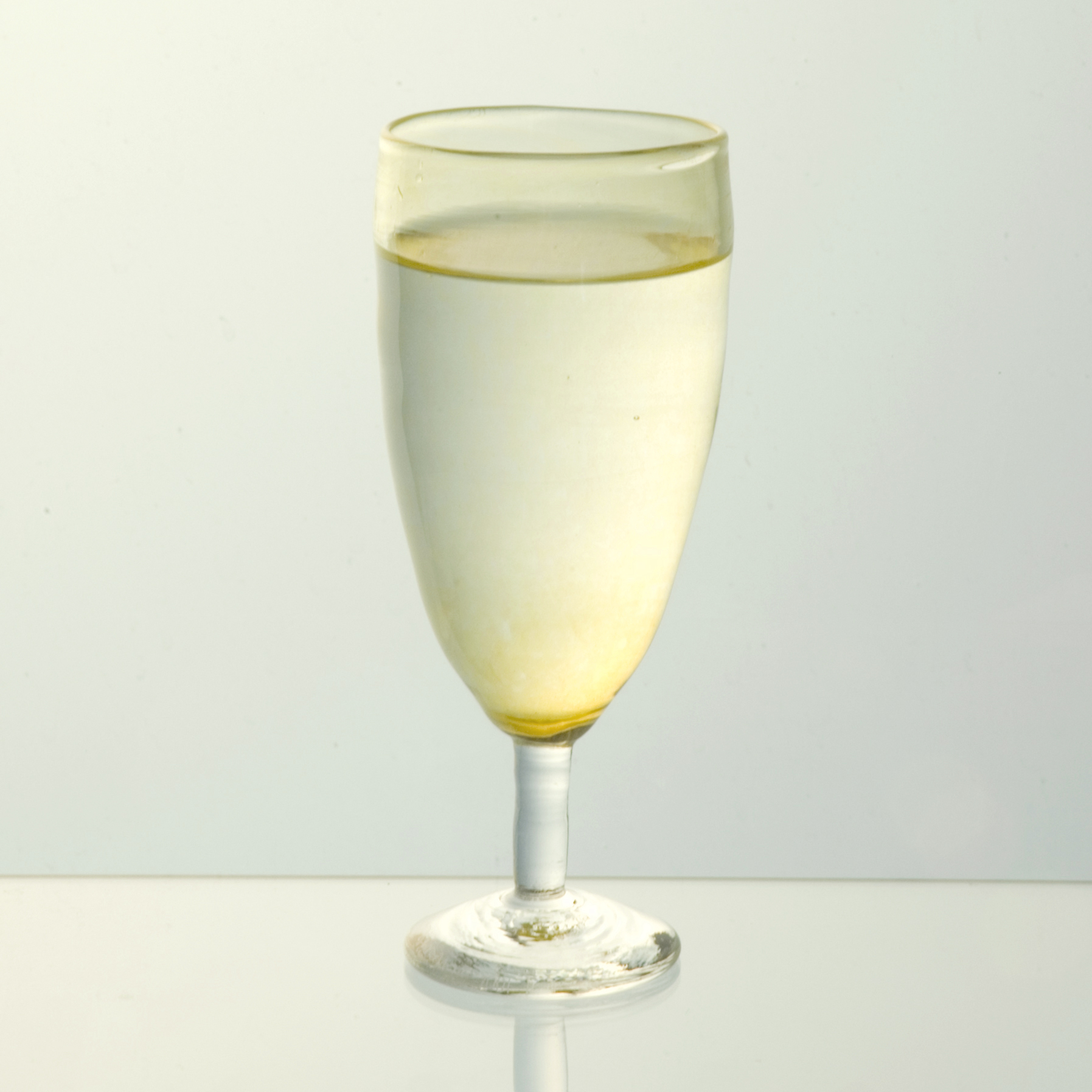 Champagne-/vinglas gul