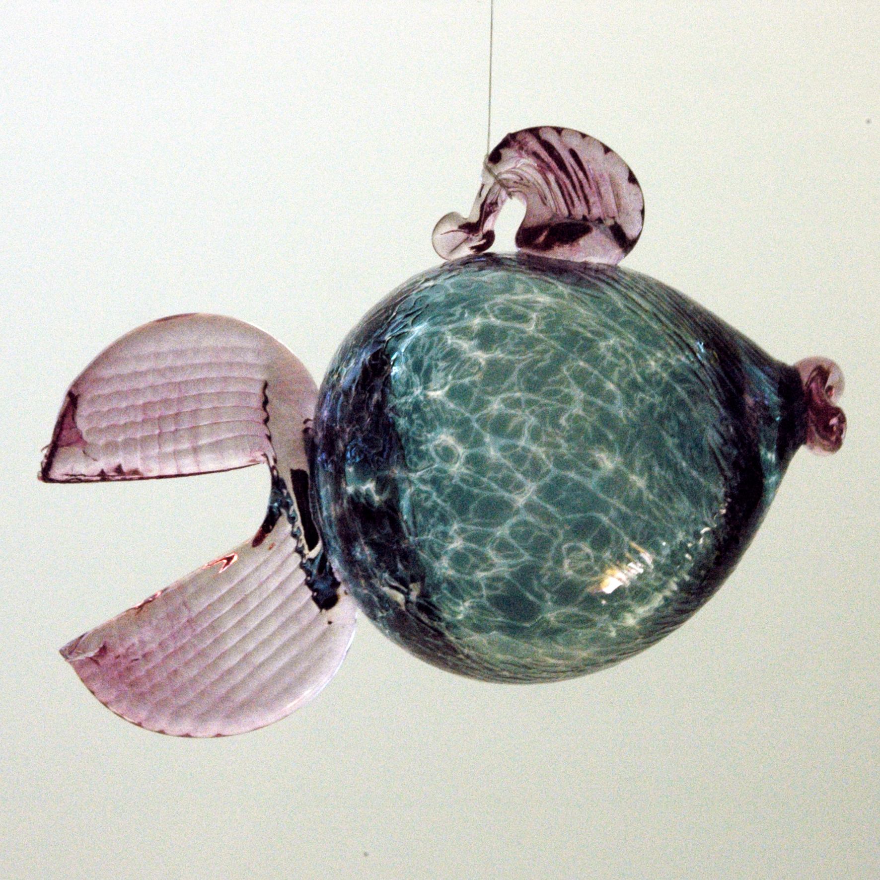 Fish for hanging. Aqua.
