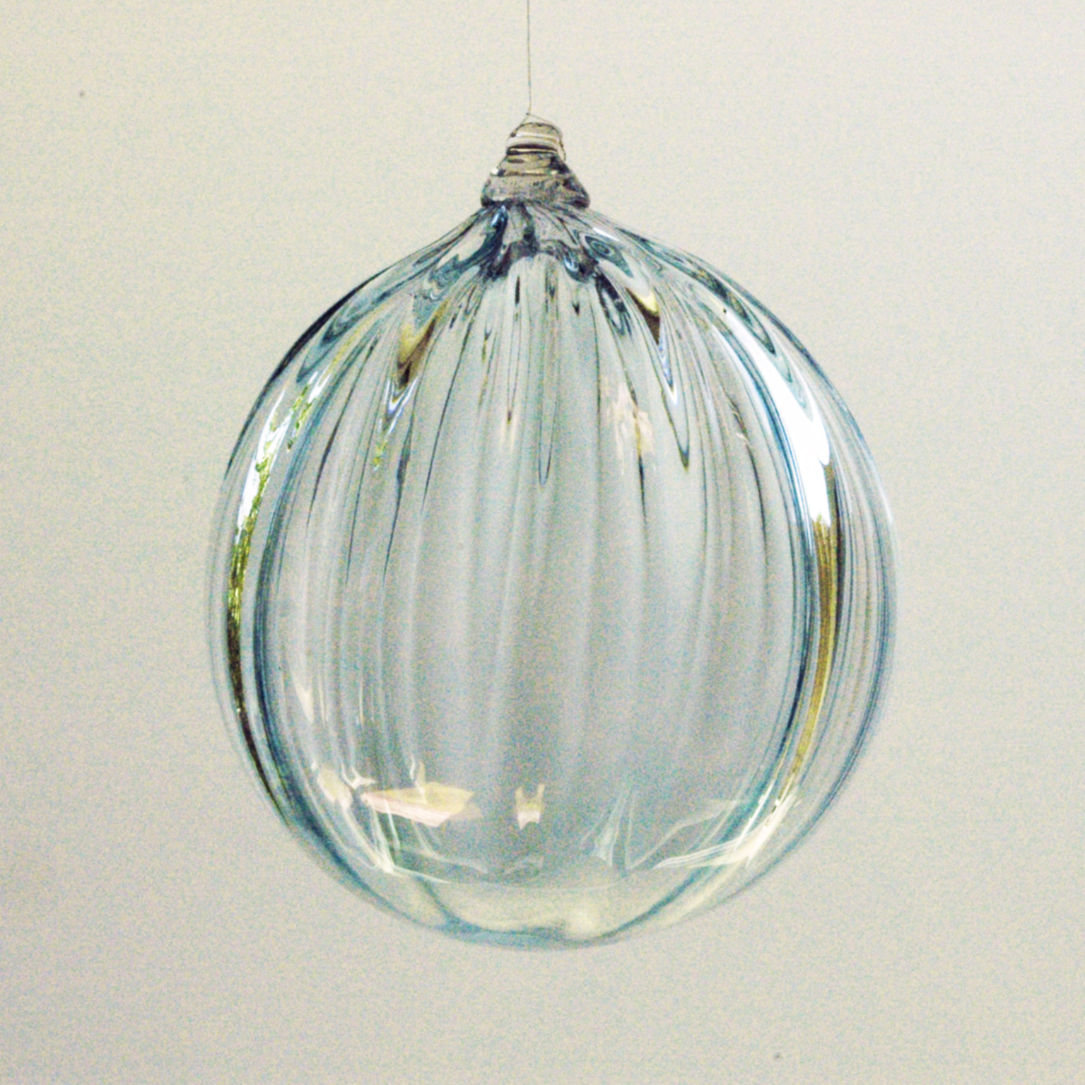 Glass ball, aqua.