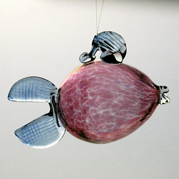 Fish for hanging. Pink