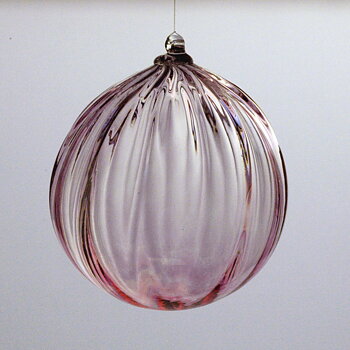 Glass ball, pink.