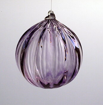 Glass ball, purple.