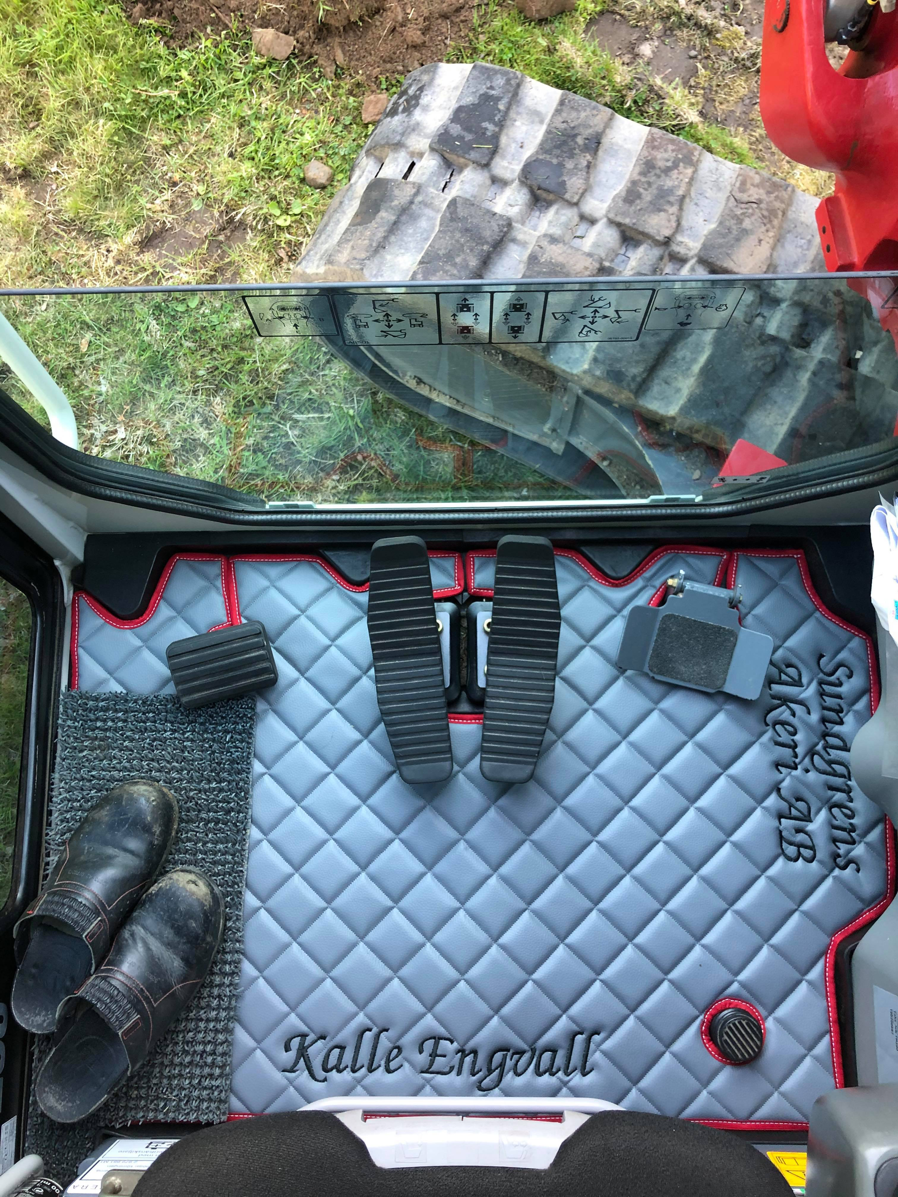 Golvmatta Takeuchi/Take Job TB290 - Diamant - 4