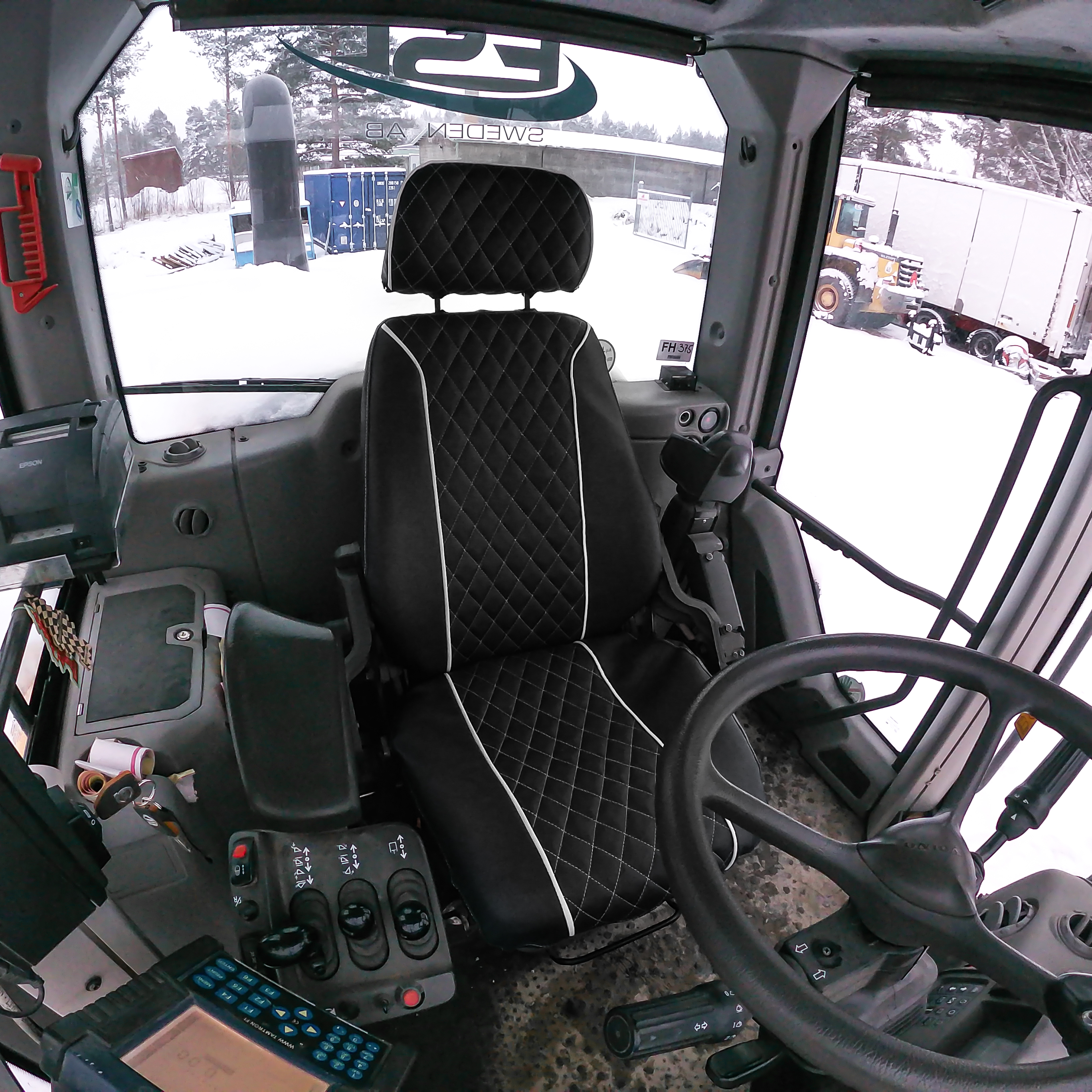 Seat cover: Volvo Loader L60-L120 F-G-H - 2
