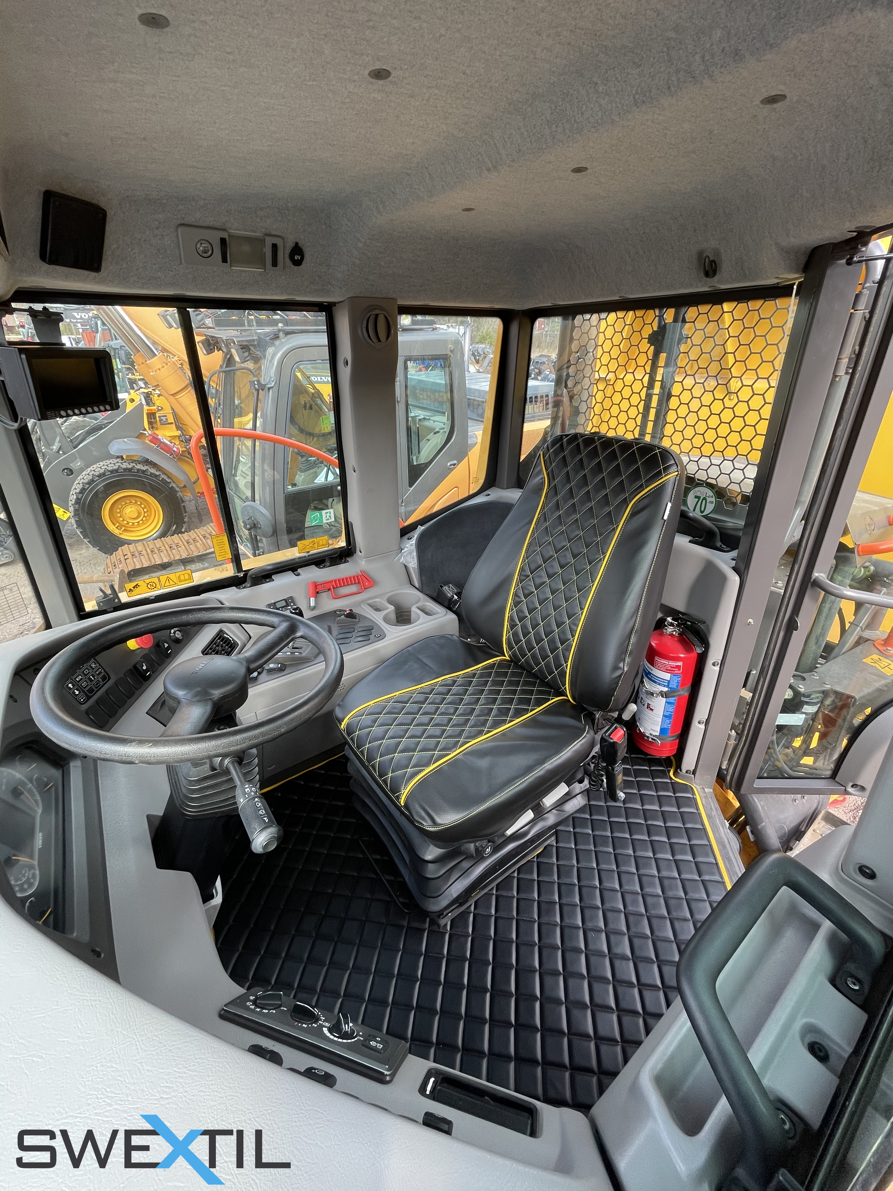Stolsöverdrag: Volvo Dumper A25-A40 D-E-F-G - 2