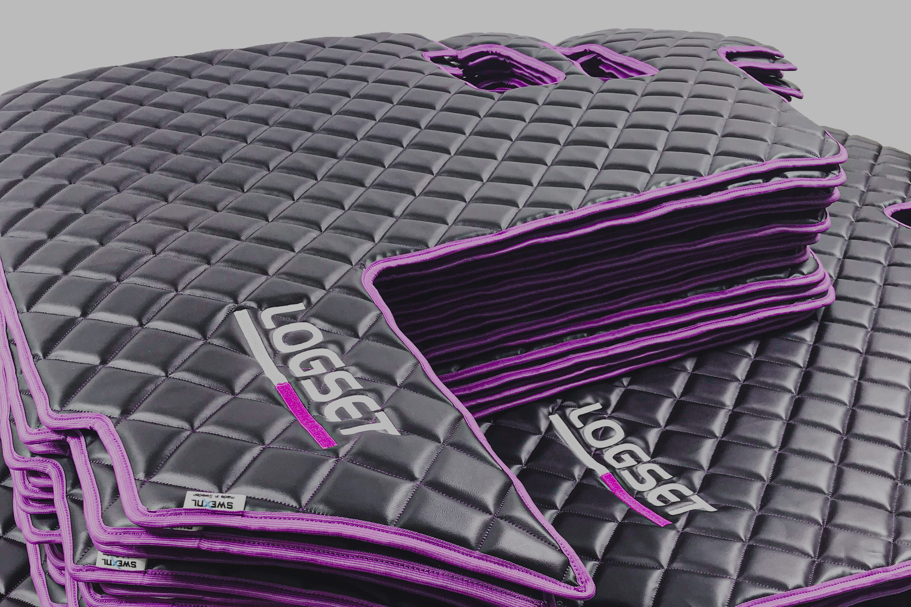 Vi tillverkar modellanpassade  Textilmattor till maskiner