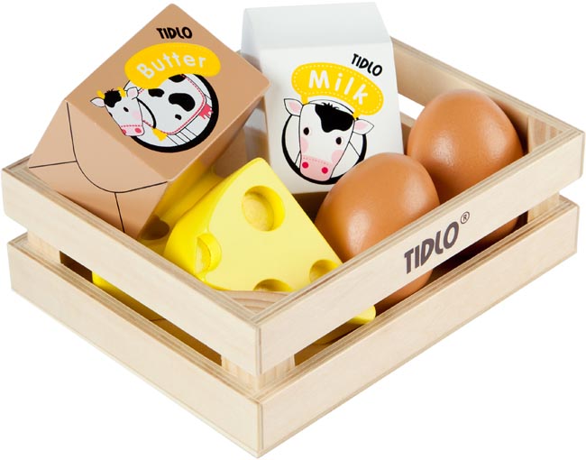 Tidlo Leksaksmat Ägg och mejeri
