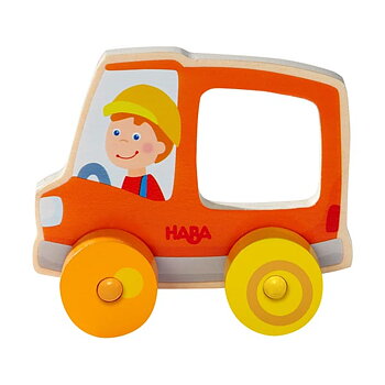 Haba Baby Träleksak Sopbil