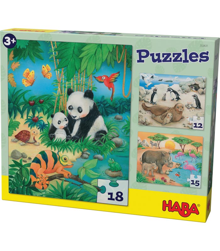 Haba Barnpussel Djur familjer