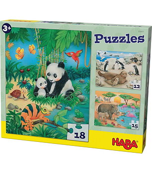 Haba Barnpussel Djur familjer