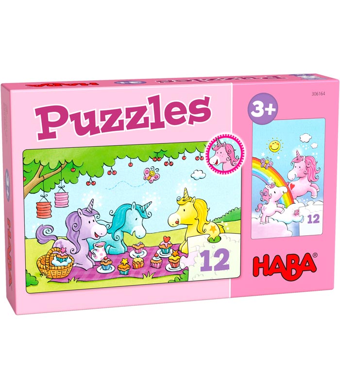 Haba Barnpussel Enhörningar