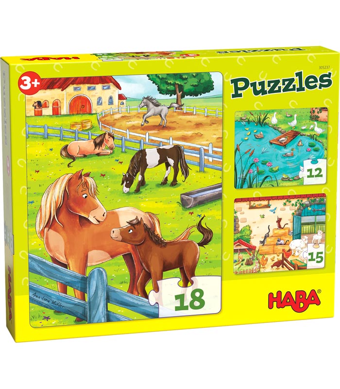 Haba Barnpussel Gård med djur