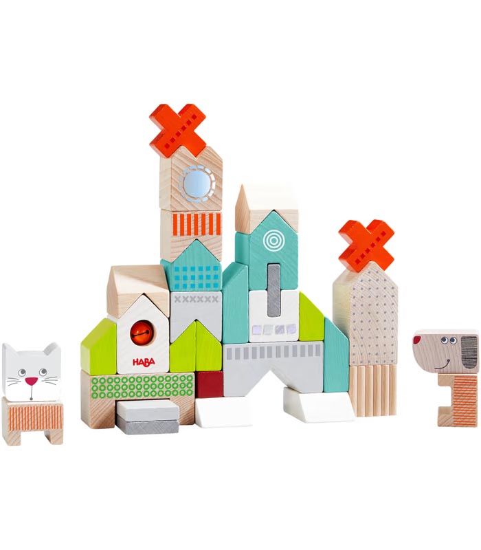 Haba Byggklossar Hund & Katt