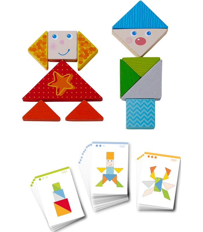 Haba Läggspel Tangram Roliga figurer