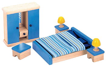 Pintoy Dockhusmöbler Sovrum