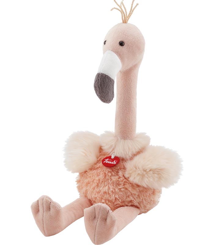 Trudi Gosedjur Flamingo Curly stor