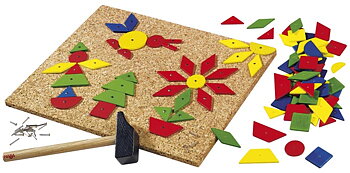 Haba Spika mönster Geometriska former stor