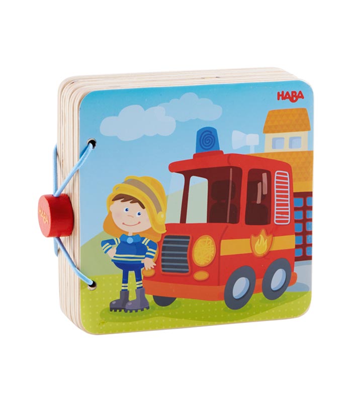 Haba Träbok Brandbil