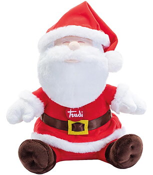 Trudi Gosedjur Tomte sittande mellan