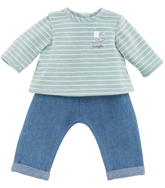 Corolle Dockkläder 30 Pants & Striped T-shirt