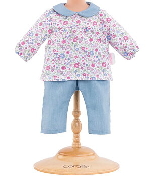 Corolle Dockkläder 36 Blouse Flower & Pants